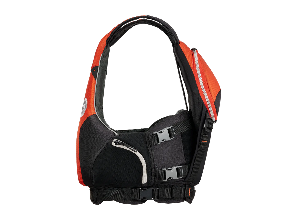 orange life jacket for watersports