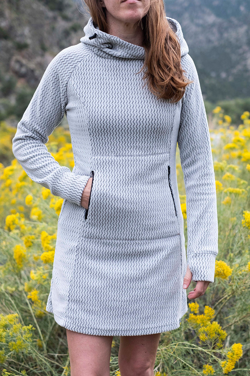fleece hoodie dress