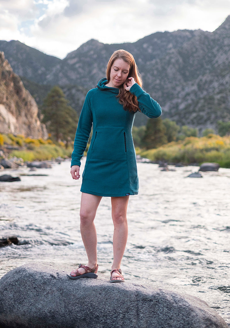 fleece dress
