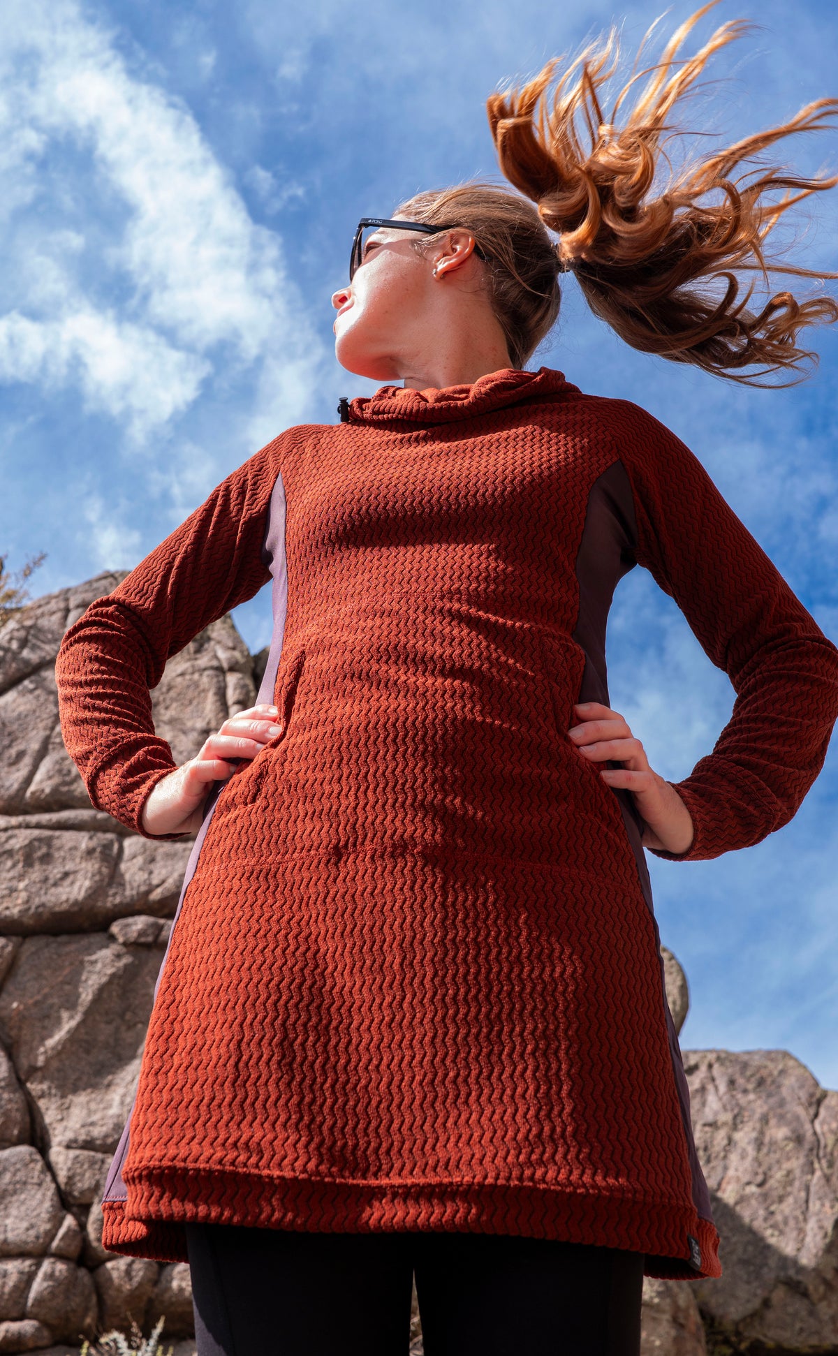 2027 Z-Fleece Hooded Dress