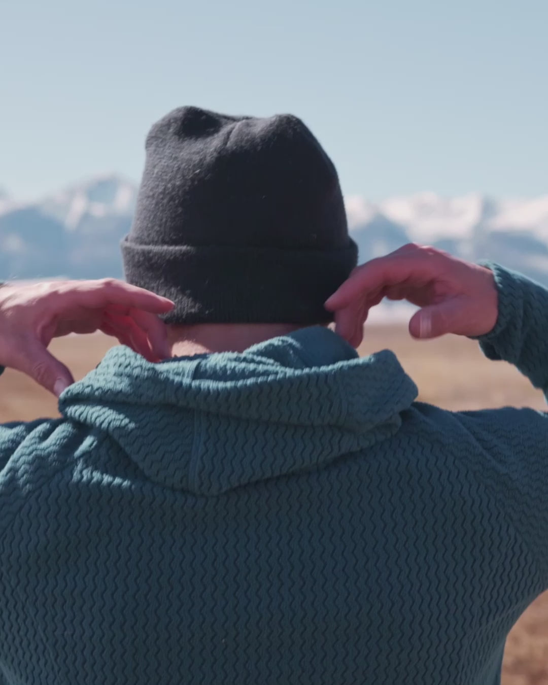Video laden: Outdoor fleece hoodie